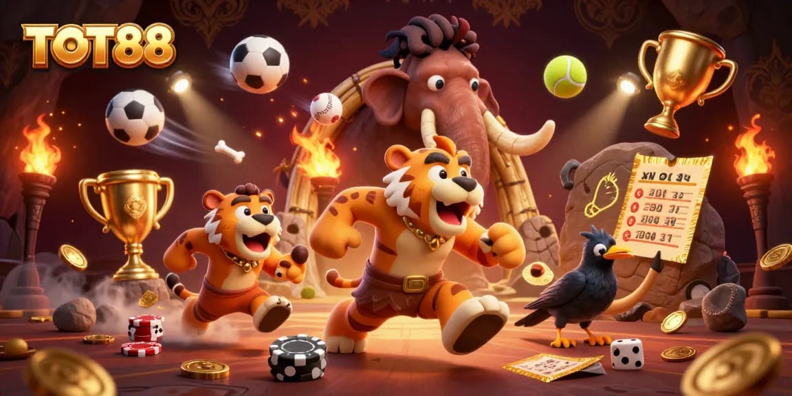 Engage with dynamic sports betting action at TOT88's vibrant online casino.