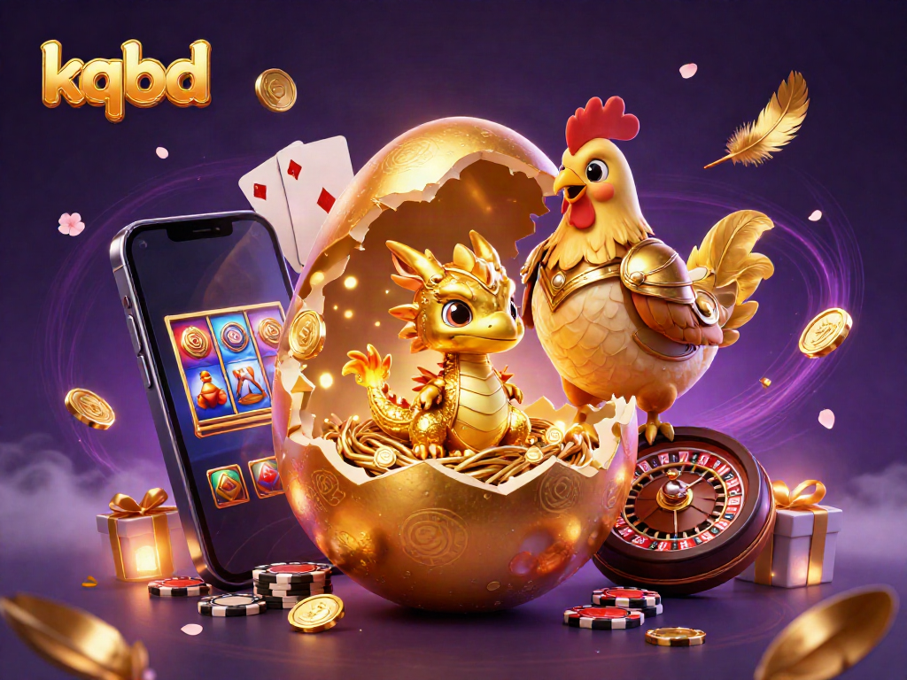 KQBD update features a golden dragon discovering riches, highlighting exciting gambling adventures.