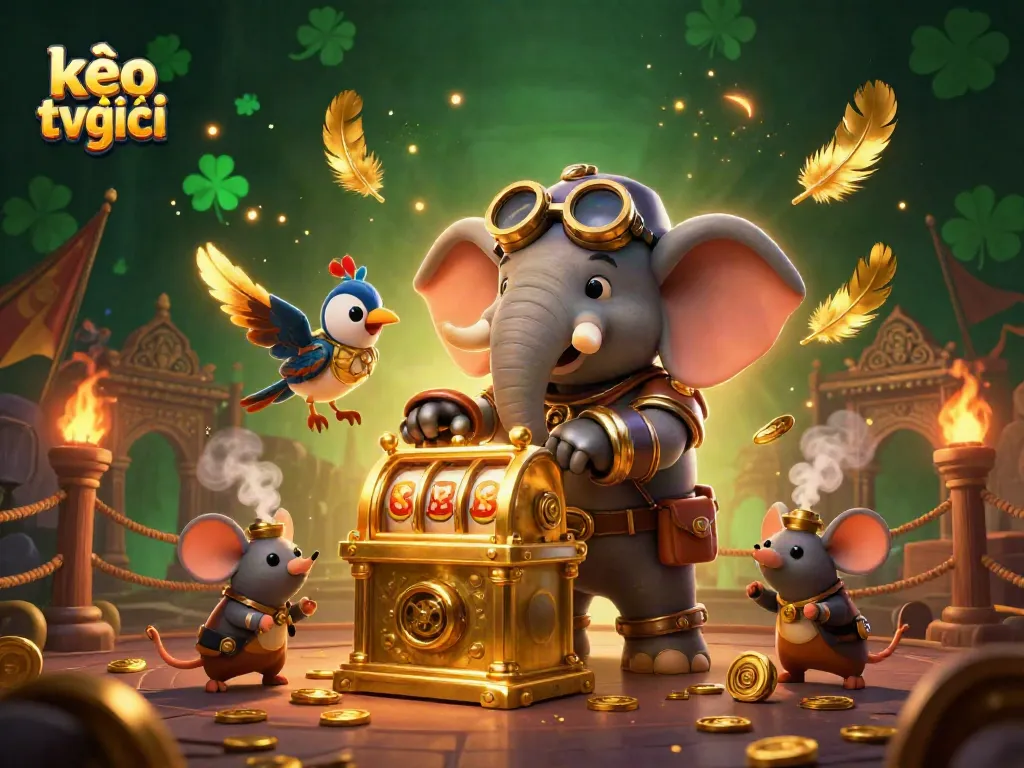 Engage with kèo trực tuyến in a vibrant, dynamic casino scene featuring steampunk characters and rich visuals.