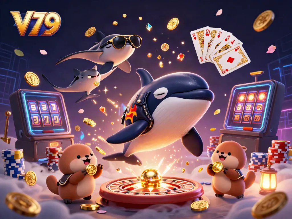 V79 mang đến thế giới giải trí trực tuyến với các nhân vật thú vị trong không gian đầy ánh sáng.