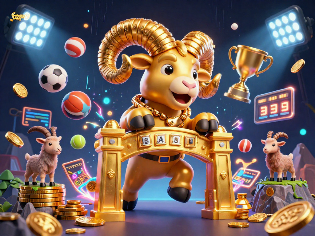 Experience thrilling games like VND88 with an electrifying scene of sports betting action and energetic characters.