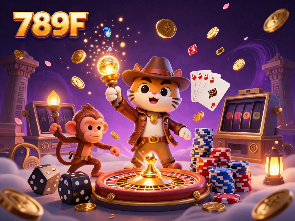 Experience thrilling adventures at 789F casino with a unique 3D explorer theme.
