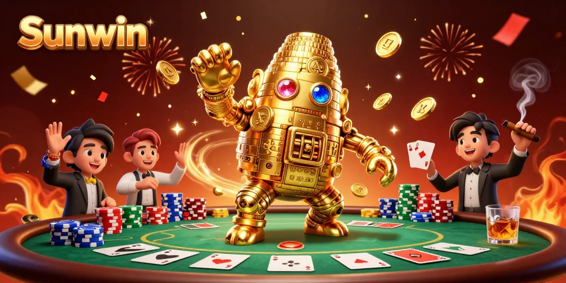 Experience the thrill of winning with Sunwin at a vibrant poker table adventure.
