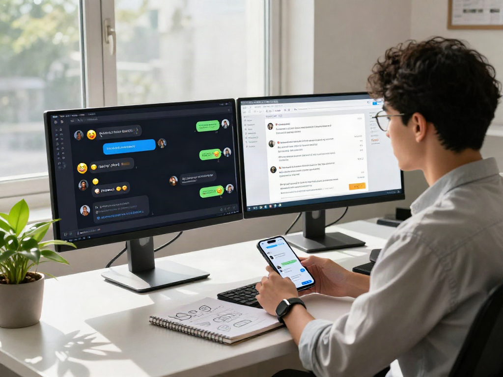 Engaging digital workspace showcasing spicy chat AI interface with vibrant chat interactions.