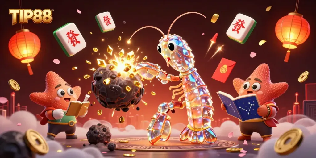 Experience the excitement with TIP88's vibrant gambling universe, featuring thrilling games and vivid illustrations.