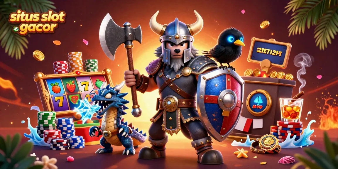 Experience the thrilling situs slot gacor with captivating characters and vibrant game elements in an action-packed scene.
