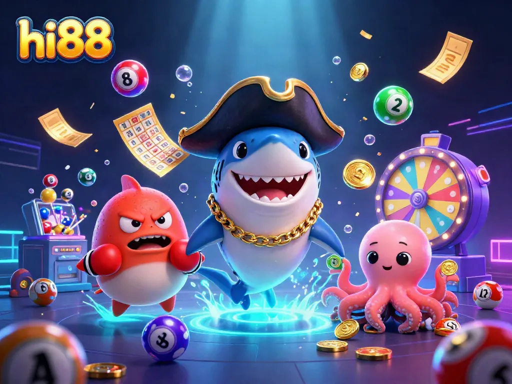 Engage with hi88's vibrant online gaming experience featuring interactive lottery elements.