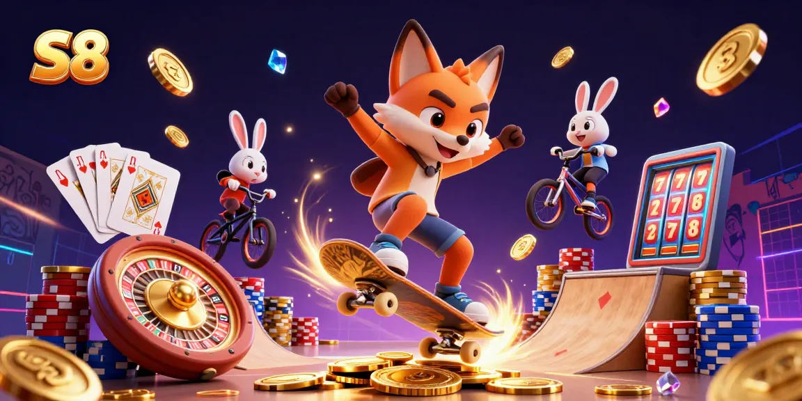S8 empowers gamers with action-packed experiences in a casino-themed world