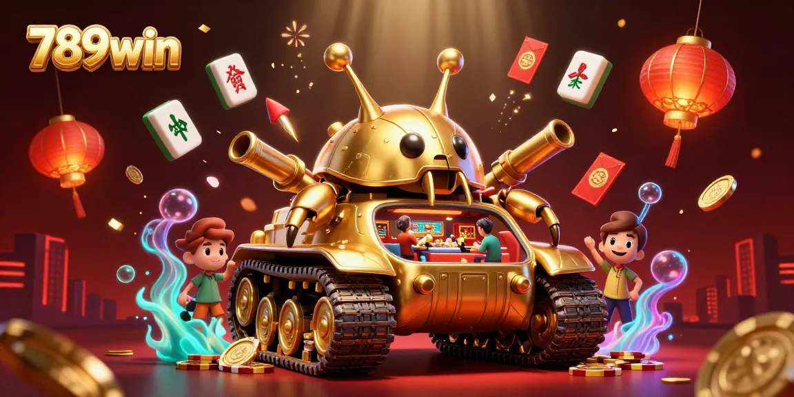 Experience the excitement of 789win with vibrant casino elements in dynamic scenes.