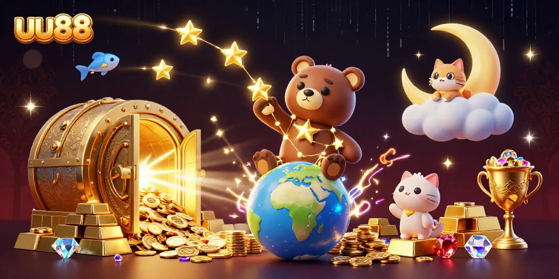 Experience the thrill of gaming with uu88 featuring dazzling stars and treasure.