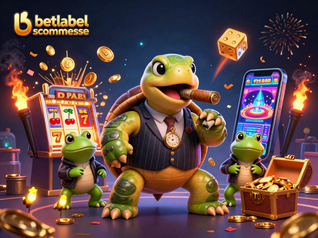 Experience betlabel scommesse with a lively casino scene showcasing vibrant characters and exciting gameplay.